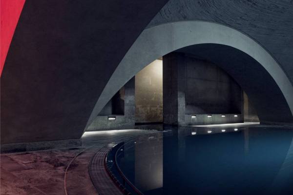 Photograph Stephan Schnedler Soerensen Underground Spa on One Eyeland
